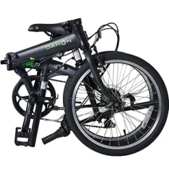 Dahon VYBE D7 Folding Bike Lightweight Aluminum Frame 7-Speed 20” Black