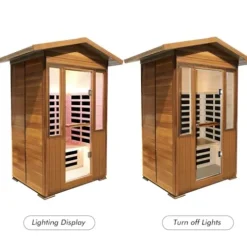 Daleyzay 2 Person Infrared Sauna Natural