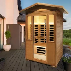 Daleyzay 2 Person Infrared Sauna Natural