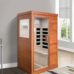 Daleyzay 1 Person Mini Far Infrared Sauna Natural