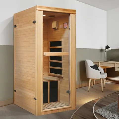 Daleyzay Infrared Home Sauna Box 1 Person Natural