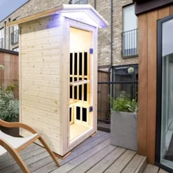 Daleyzay Infrared Home Sauna Box 1 Person Natural