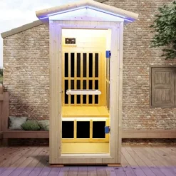 Daleyzay Infrared Home Sauna Box 1 Person Natural