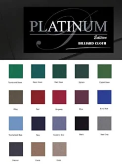 DB Entertainment Company Billiard Pool Table Cloth Basic Green