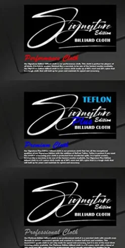 DB Entertainment Company Billiard Pool Table Cloth Basic Green