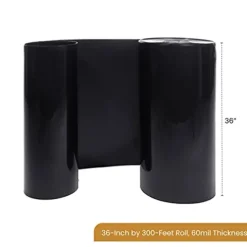 DeepRoot WB 36/60-300 Water/Bamboo Barrier Roll 36” x 300’ 60 Mil Black