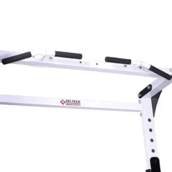 Deltech Fitness Squat Rack with LAT Attachment & 200lb Weight Stack