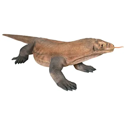 Design Toscano Grand-Scale Wildlife Komodo Dragon Statue Full Color