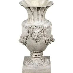 Design Toscano Greek Pan of Olympus Architectural Garden Urn Roman Stone