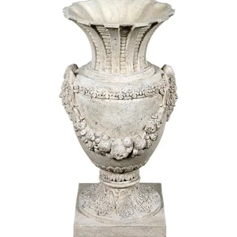 Design Toscano Greek Pan of Olympus Architectural Garden Urn Roman Stone