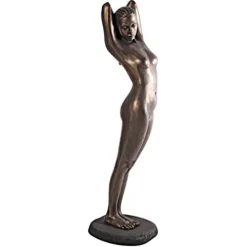 Design Toscano Harmonia Greek Patroness Garden Statue Life-Size 66″ Bronze