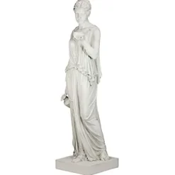 Design Toscano Hebe Greek Woman Garden Statue 62″ Antique Stone