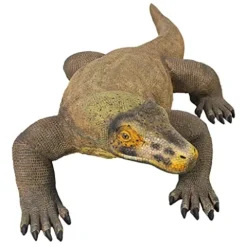 Design Toscano Large Komodo Dragon Statue Multicolor