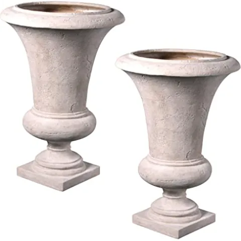 Design Toscano Large Viennese Architectural Garden Urn Ivory