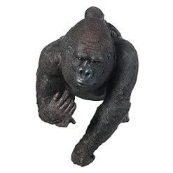 Design Toscano Lowland Gorillas Mother & Child Ape Statues Full Color