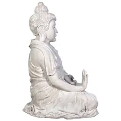 Design Toscano Meditative Asian Decor Grand Temple Statue 48″ Traditional Buddha