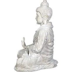 Design Toscano Meditative Asian Decor Grand Temple Statue 48″ Traditional Buddha