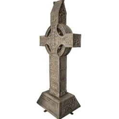 Design Toscano Muiredach High Celtic Cross Grand Scale Statue Gothic Stone