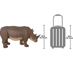Design Toscano Rhinoceros Statue Full Color