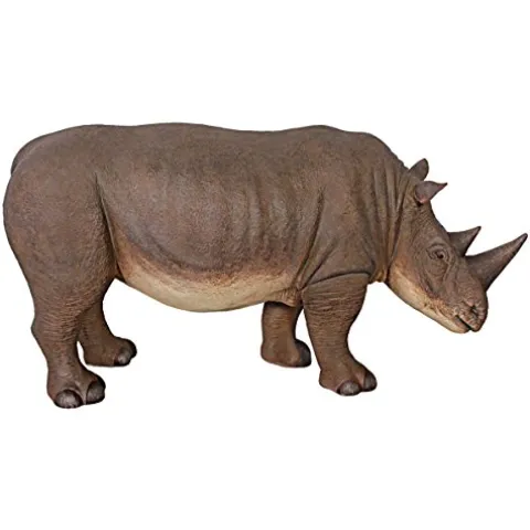 Design Toscano Rhinoceros Statue Full Color