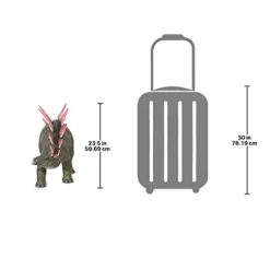 Design Toscano Stegosaurus Scaled Dinosaur Statue Full Color