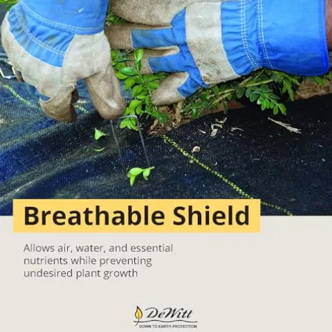 Dewitt P6 PRO 5 Weed Barrier Fabric Ground Cover Black 6′ W x 250′ L Pack of 3