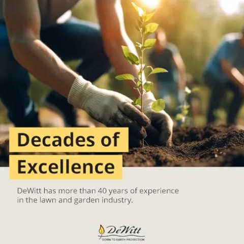 Dewitt P6 PRO 5 Weed Barrier Fabric Ground Cover Black 6′ W x 250′ L Pack of 3