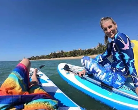 DGLUYUDV Electric Motorized Fin White