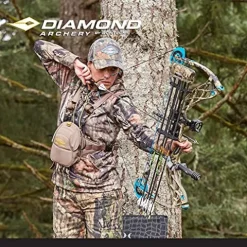 Diamond Archery Carbon Knockout Compound Bow – Breakup Country – 50 lbs Right Hand Mossy Oak
