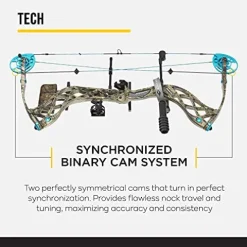 Diamond Archery Carbon Knockout Compound Bow Breakup Country 60 lbs Right Hand