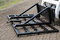 Dirt Rake 78″ Skid Steer Landscape Attachment Harley Rake Land Leveler