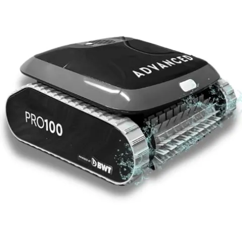 Discount Pool Mart Advanced Pro Robotic Swimming Pool Cleaner Robot Black