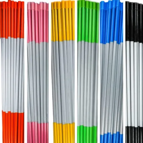 DISCOUNT SNOWSTAKES .COM 4ft Pro Snow Stakes Driveway Markers Green