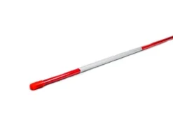 DISCOUNT SNOWSTAKES .COM 5ft Red Pro Snow Stakes with Reflective Tape and Armor Cap Orange/Red