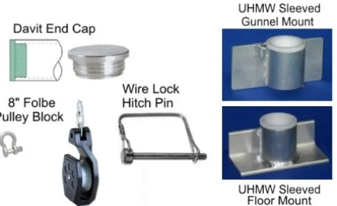 Discovery Bay Marine Gear Premium Crab Pot Puller Davit Package