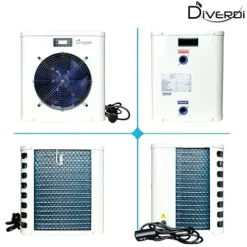 Diverdi Mini Swimming Pool Heat Pump 16000BTU White