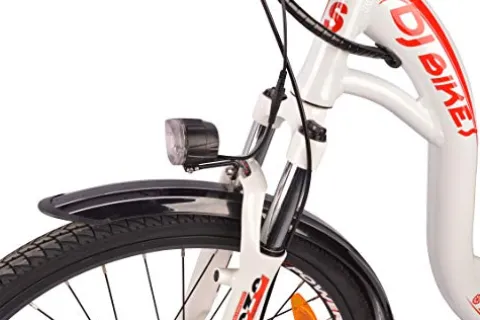 DJ Bikes City Bike 750W 48V 13Ah Step-Thru Power Electric Bicycle Pearl White B2