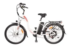 DJ Bikes City Bike 750W 48V 13Ah Step-Thru Power Electric Bicycle Pearl White B2