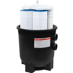 Doheny’s Pool Pro Deluxe Multi-Element Quad Cartridge Filter for In-Ground Swimming Pools