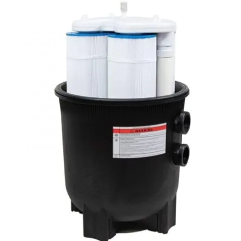 Doheny’s Pool Pro Deluxe Multi-Element Quad Cartridge Filter for In-Ground Swimming Pools