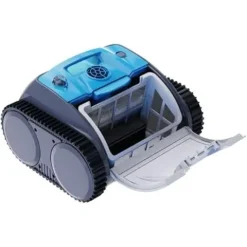 Doheny’s Pool ProDrive Free Plus Rechargeable Inground Robotic Cord-Free Automatic Swimming Pool Cleaner Blue / White