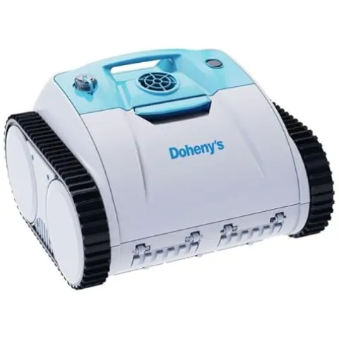 Doheny’s Pool ProDrive Free Plus Rechargeable Inground Robotic Cord-Free Automatic Swimming Pool Cleaner Blue / White