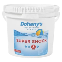 Doheny’s Super Pool Shock Pro-Grade Chlorine 68% Cal-Hypo Granular 100lb