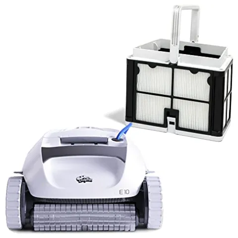 Dolphin E10 Robotic Pool Vacuum Cleaner White