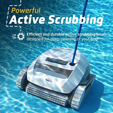 Dolphin E10 Robotic Pool Vacuum Cleaner White