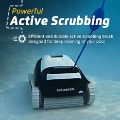 Dolphin Explorer E20 Automatic Robotic Pool Vacuum Cleaner Gray