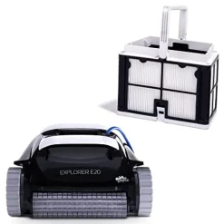 Dolphin Explorer E20 Automatic Robotic Pool Vacuum Cleaner Gray