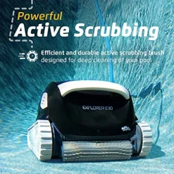 Dolphin Explorer E30 Robotic Pool Vacuum Cleaner White