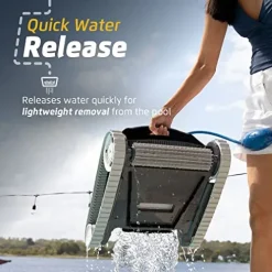 Dolphin Explorer E20 Robotic Pool Vacuum Cleaner Black