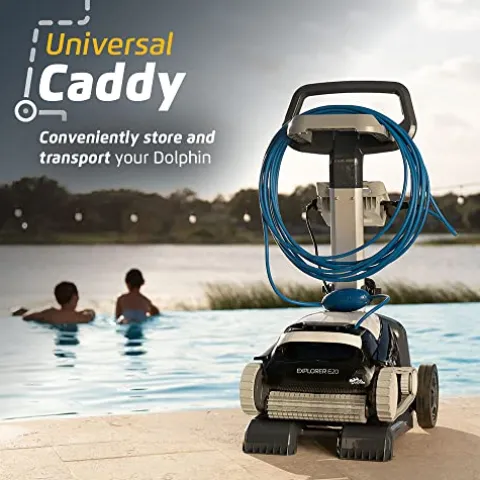 Dolphin Explorer E20 Robotic Pool Vacuum Cleaner Gray